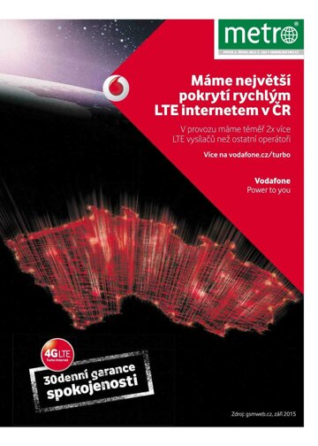 Obálka e-magazínu deník METRO 2.10.2015