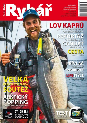Obálka e-magazínu Český rybář 11/2015