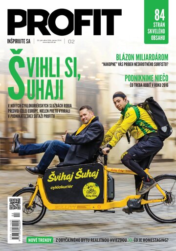Obálka e-magazínu PROFIT (SK) 2/2016