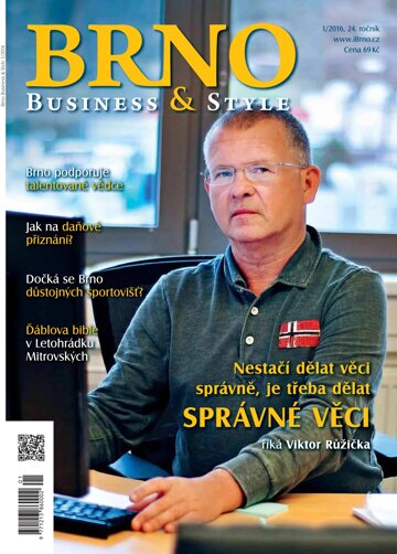 Obálka e-magazínu Brno Business & Style 1/2016