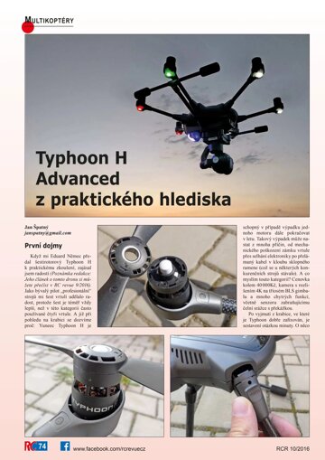 Obálka e-magazínu Typhoon H Advanced z praktického hlediska