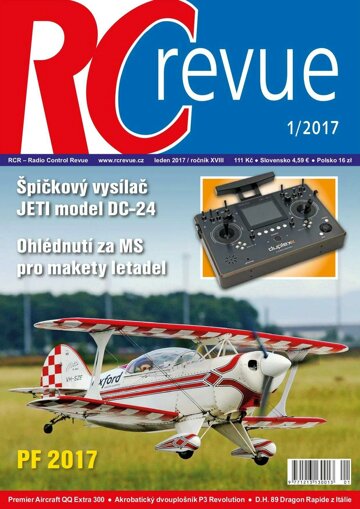 Obálka e-magazínu RC revue 1/17