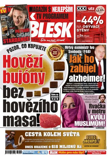 Obálka e-magazínu Blesk 3.3.2017