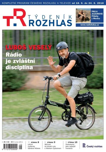 Obálka e-magazínu Týdeník Rozhlas 25/2018