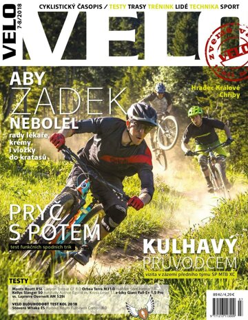 Obálka e-magazínu Velo 7-8/2018