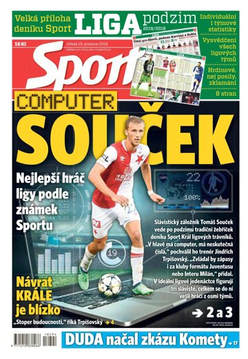 Obálka e-magazínu Sport 19.12.2018