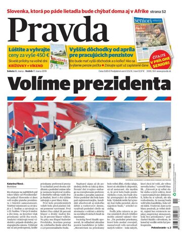 Obálka e-magazínu Pravda 16. 3. 2019