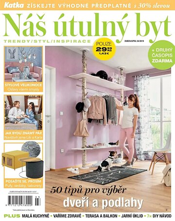 Obálka e-magazínu Náš útulný byt 4/2019