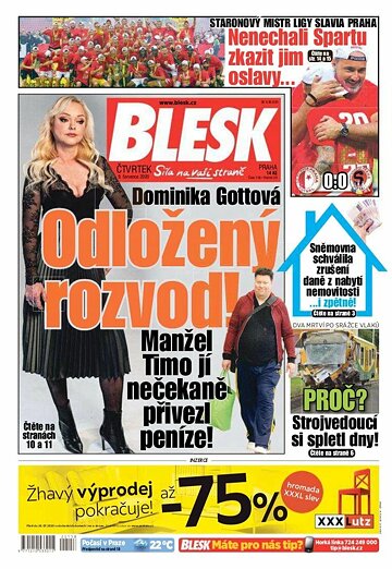 Obálka e-magazínu Blesk 9.7.2020