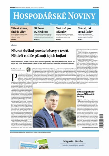 Obálka e-magazínu Hospodářské noviny 069 - 12.4.2021