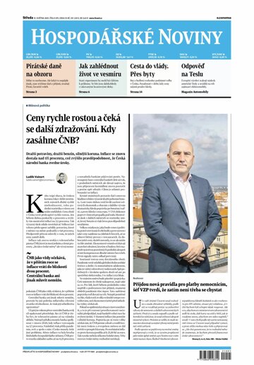 Obálka e-magazínu Hospodářské noviny 091 - 12.5.2021