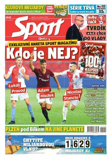 Obálka e-magazínu Sport 14.5.2021