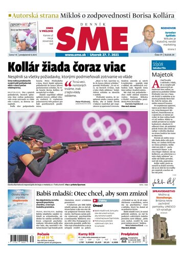 Obálka e-magazínu SME 27-7-2021