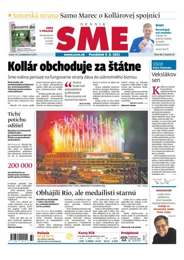 Obálka e-magazínu SME 9-8-2021