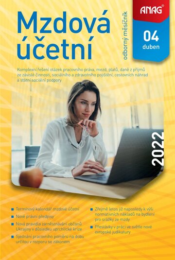 Obálka e-magazínu Mzdová účetní 2022 4/22