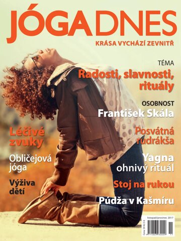Obálka e-magazínu JÓGA DNES listopad/prosinec 2017
