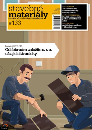 Obálka e-magazínu Stavebné materiály 2/2023