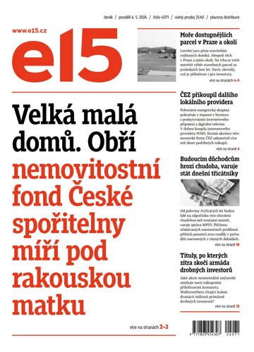 Obálka e-magazínu E15 6.5.2024