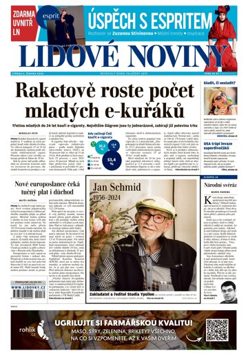 Obálka e-magazínu Lidové noviny 5.6.2024