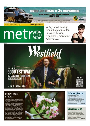 Obálka e-magazínu deník METRO 13.5.2025