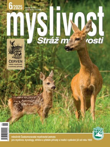 Obálka e-magazínu Myslivost 6/2025
