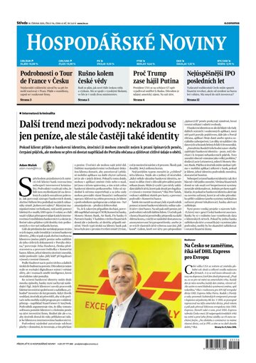 Obálka e-magazínu Hospodářské noviny 116 - 18.6.2025