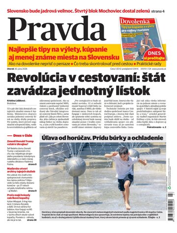 Obálka e-magazínu Pravda 30. 6. 2026