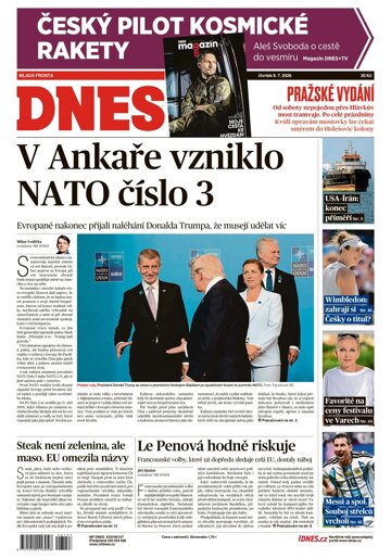 Obálka e-magazínu MF Dnes 9.7.2026