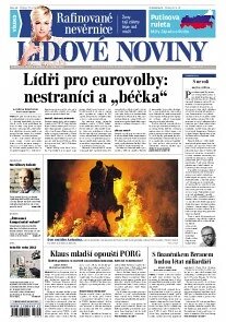Obálka e-magazínu Lidové noviny 18.1.2014