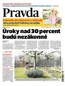Obálka e-magazínu Pravda 2. 4. 2014