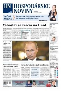 Obálka e-magazínu Hospodárske noviny 30.07.2014
