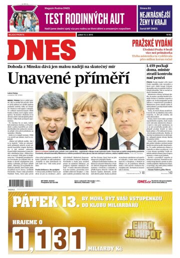 Obálka e-magazínu MF Dnes 13.2.2015