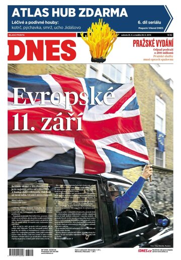 Obálka e-magazínu MF Dnes 25.6.2016