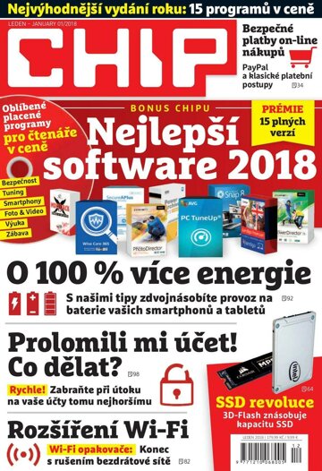 Obálka e-magazínu CHIP 1/2018