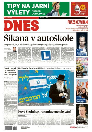 Obálka e-magazínu MF Dnes 10.4.2019