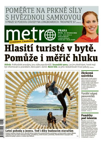 Obálka e-magazínu deník METRO 10.7.2019