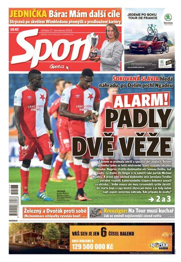Obálka e-magazínu Sport 17.7.2019