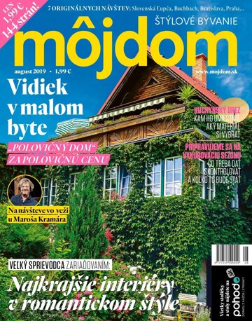 Obálka e-magazínu Môj dom 8/2019
