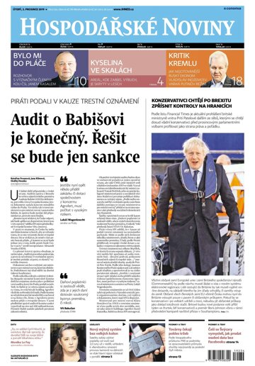 Obálka e-magazínu Hospodářské noviny 234 - 3.12.2019