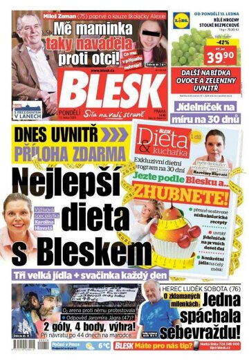 Obálka e-magazínu Blesk 13.1.2020