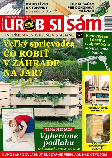 Obálka e-magazínu Urob si sám 3/2020