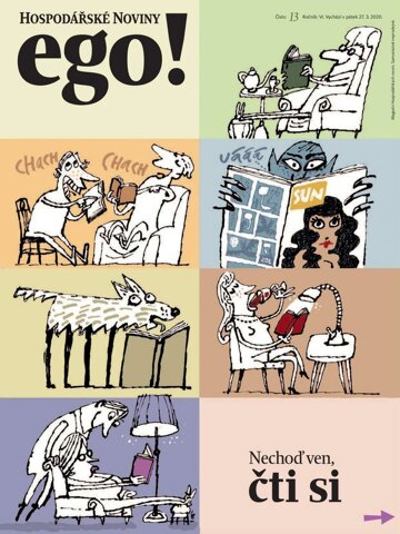 Obálka e-magazínu Hospodářské noviny - příloha Ego! 062 - 27.3.2020 Ego!