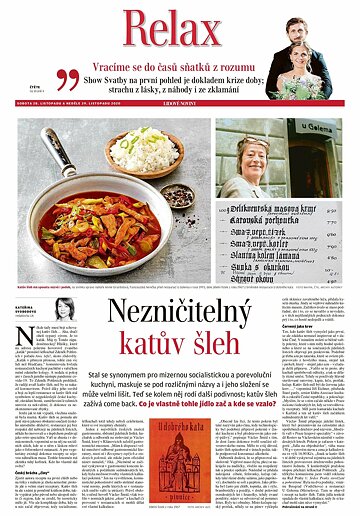 Obálka e-magazínu LN+ Čechy - 28.11.2020