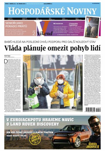 Obálka e-magazínu Hospodářské noviny 040 - 26.2.2021