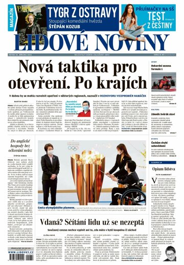 Obálka e-magazínu Lidové noviny 26.3.2021