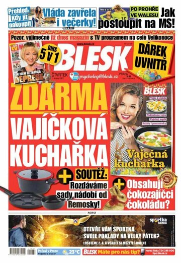 Obálka e-magazínu Blesk 1.4.2021