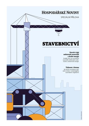 Obálka e-magazínu Hospodářské noviny - příloha 053 - 16.3.2022 Stavebnictví