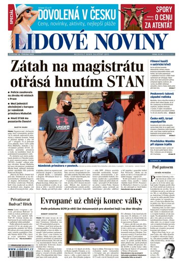 Obálka e-magazínu Lidové noviny 16.6.2022