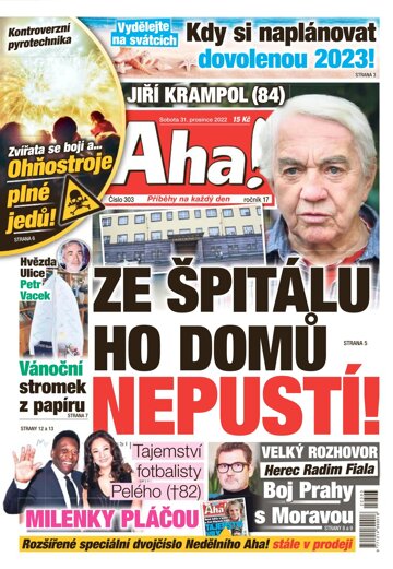 Obálka e-magazínu AHA! 31.12.2022
