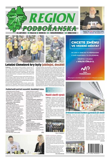 Obálka e-magazínu Region Podbořanska 38/2022